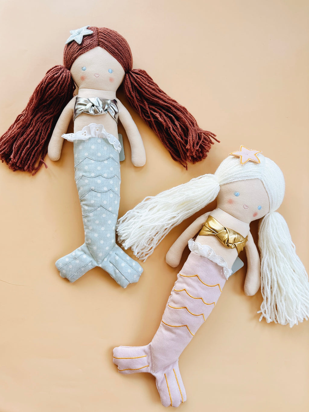 Alimrose Mila Mermaid Doll - Pink or Aqua - Andnest.com