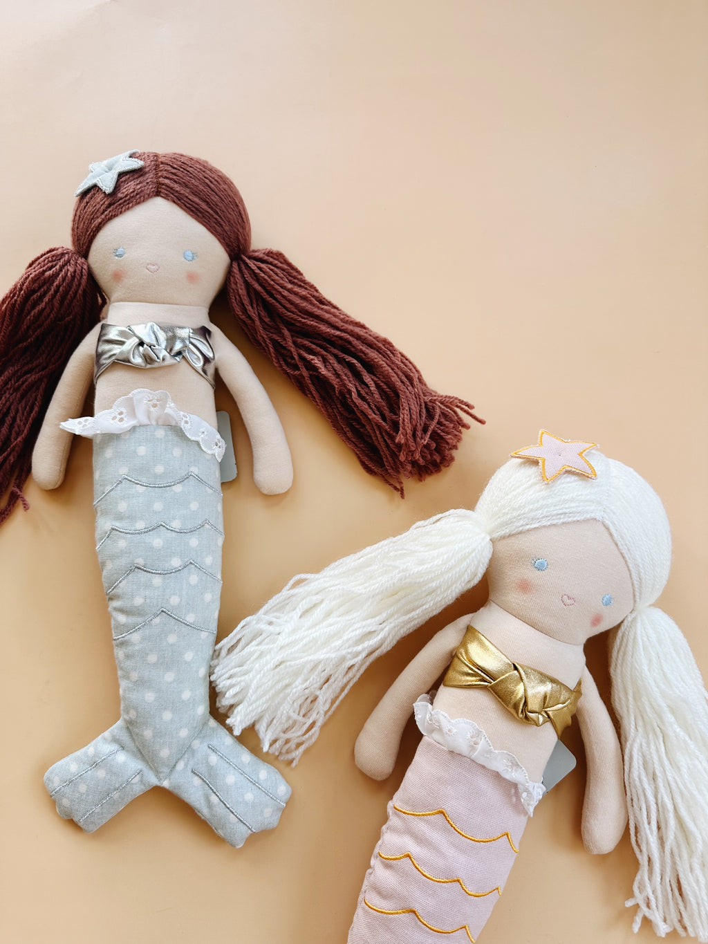 Alimrose Mila Mermaid Doll - Pink or Aqua - Andnest.com