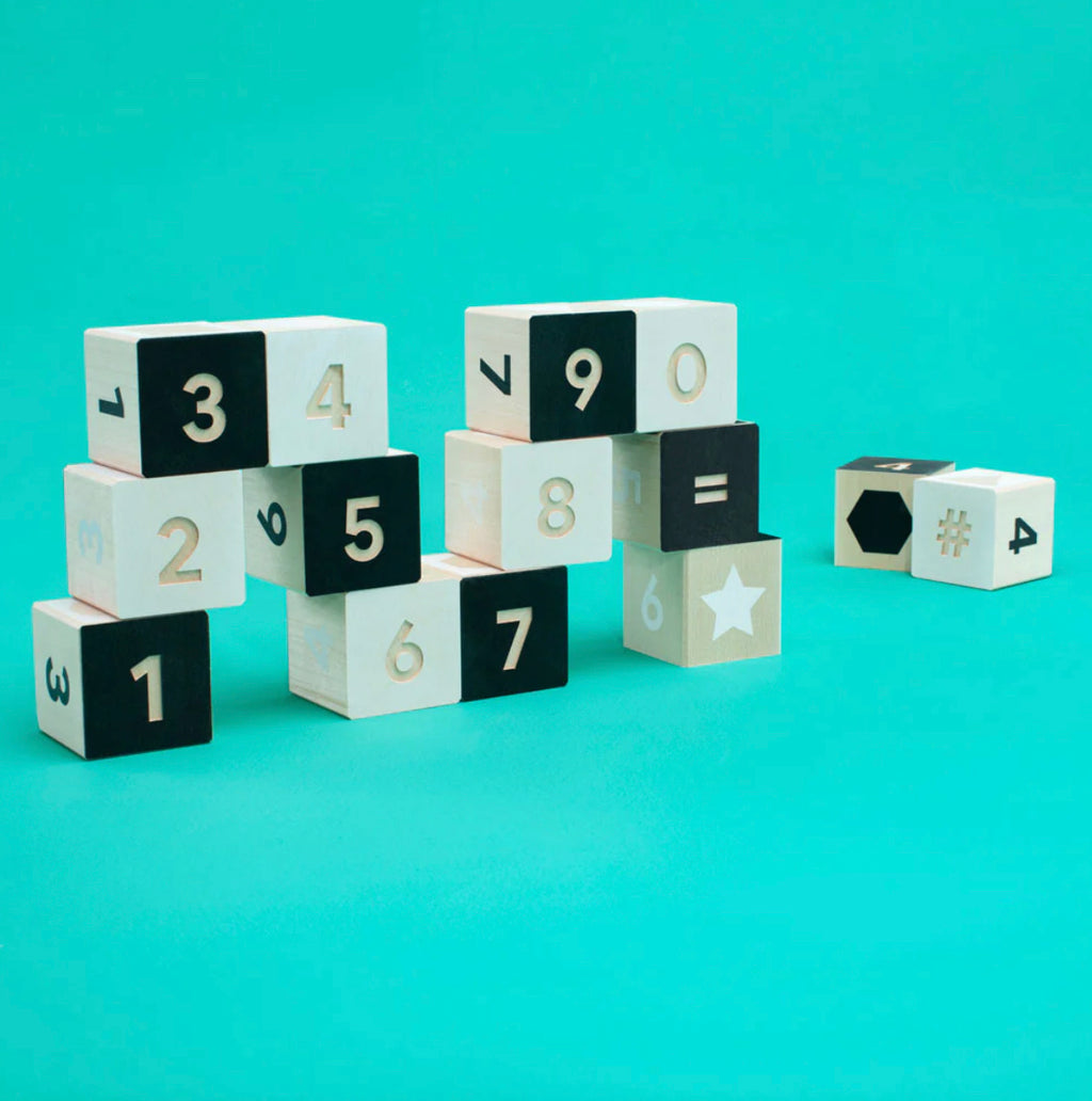 Uncle Goose Wooden Number Blocks - Tonet - Andnest.com