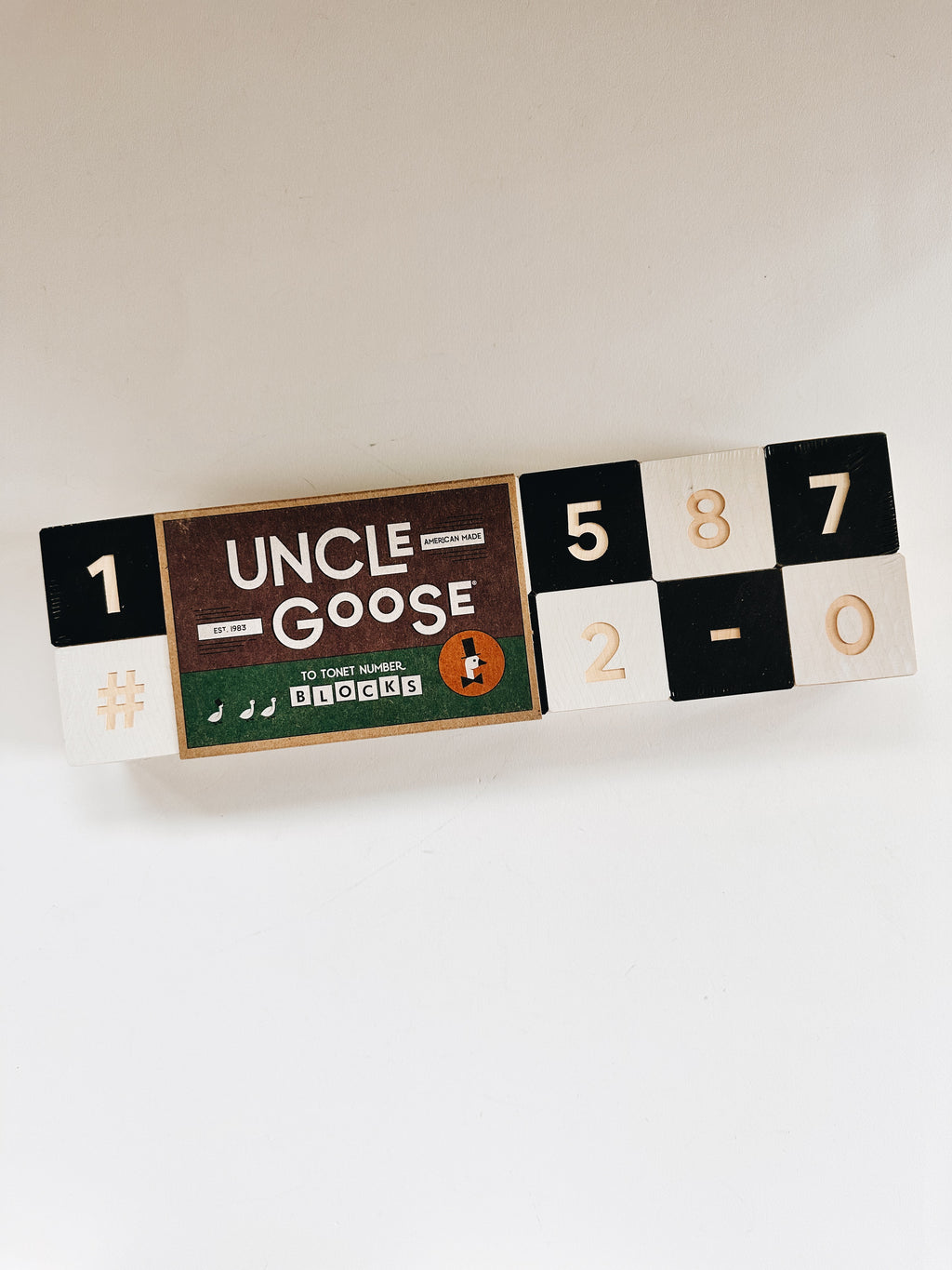 Uncle Goose Wooden Number Blocks - Tonet - Andnest.com