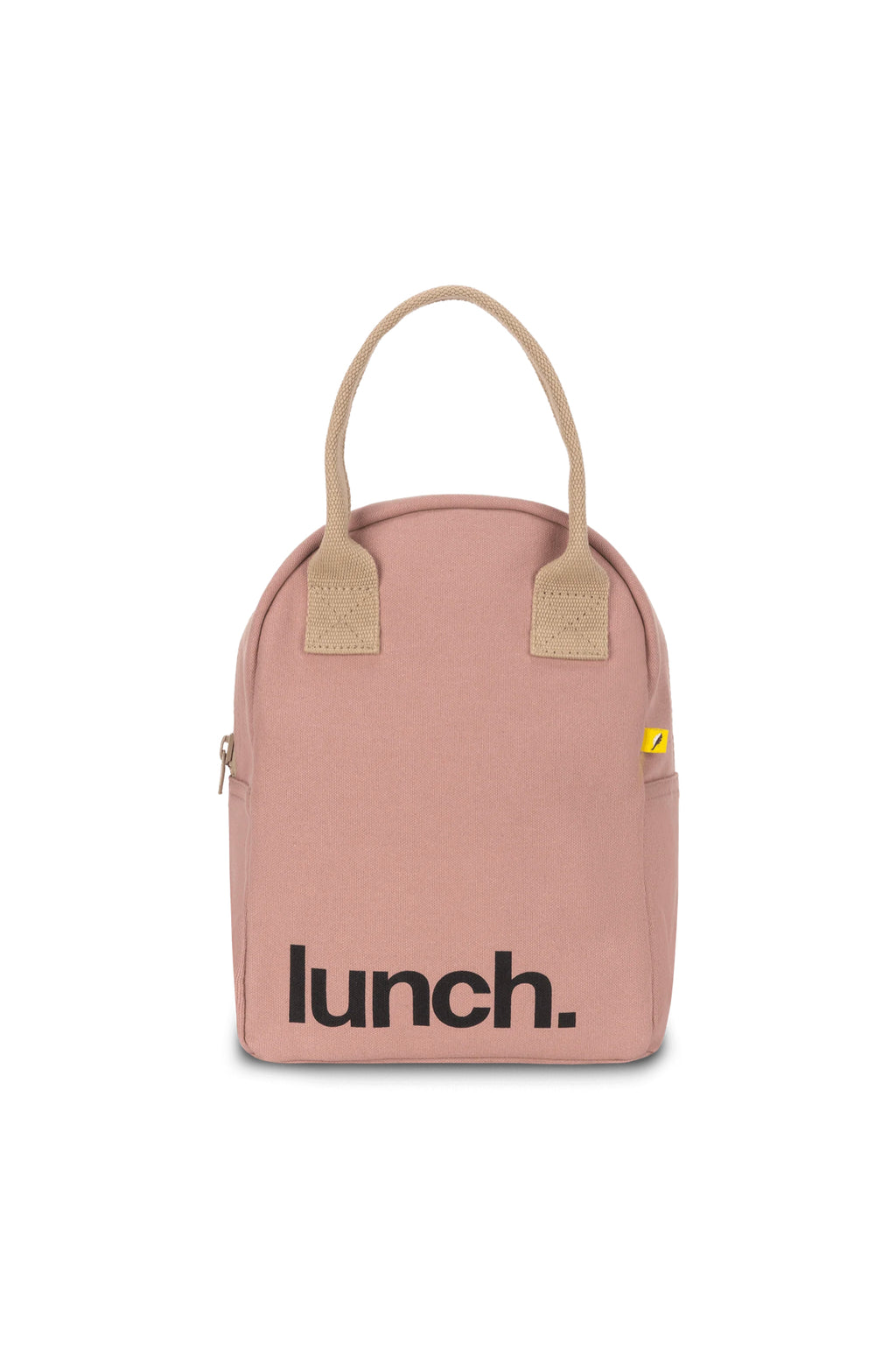 Fluf Organic Cotton Lunch Bag - Mauve - Andnest.com