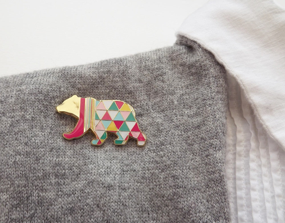 Bear Brooch - Andnest.com