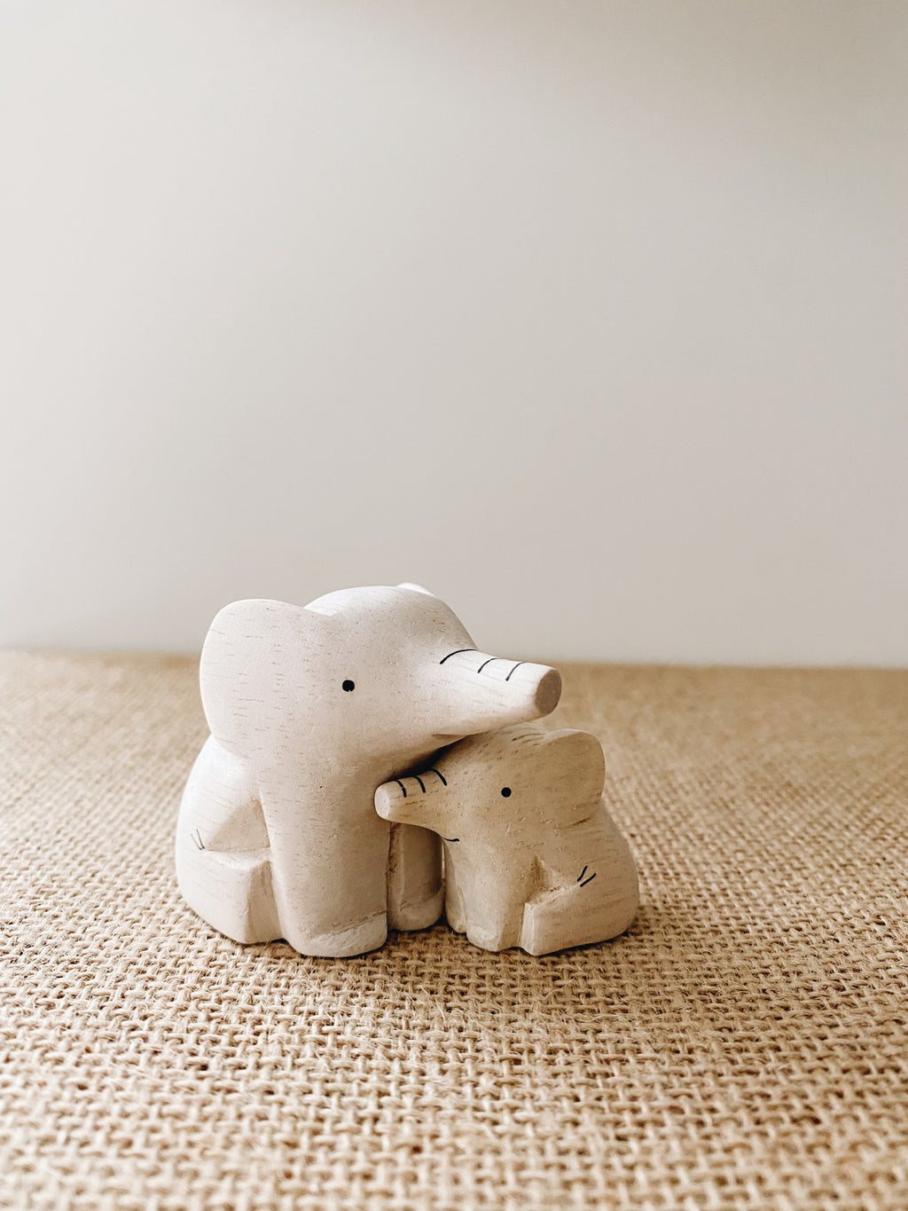 Wooden Elephants - Mama & Baby - Andnest.com