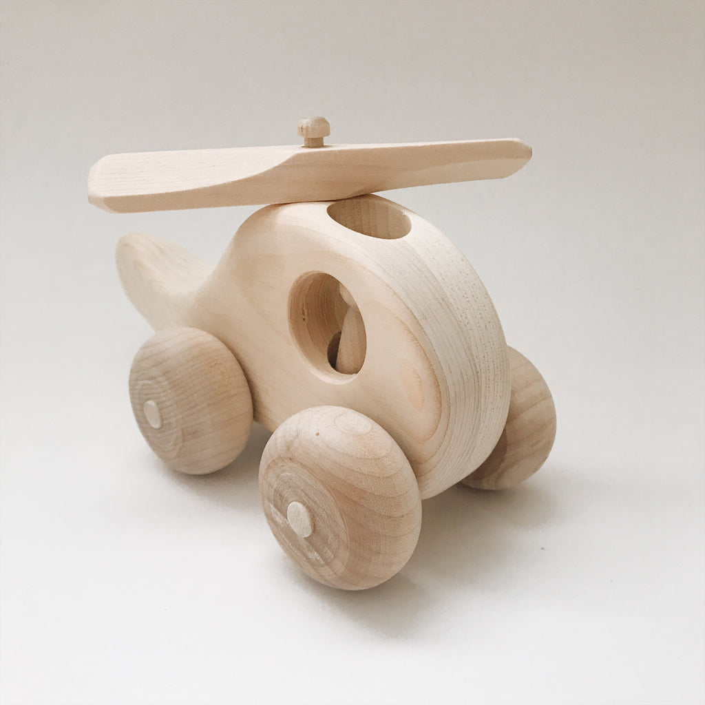 Helicopter Wooden Toy - Andnest.com