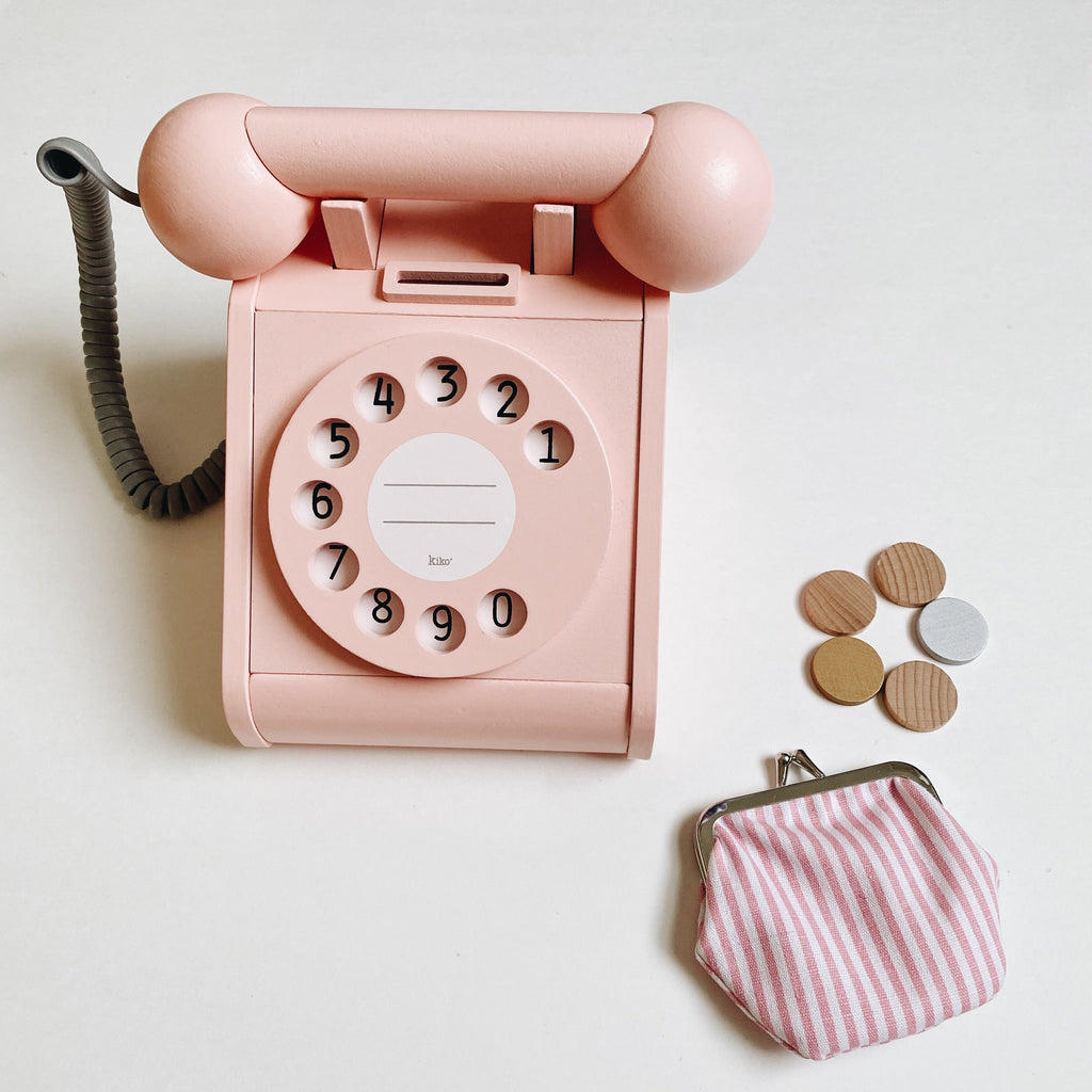 Wooden Telephone Toy - Andnest.com