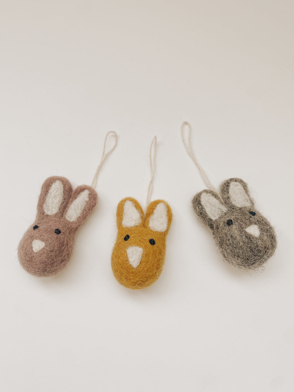 Fair Trade Felt Bunny Set - Andnest.com