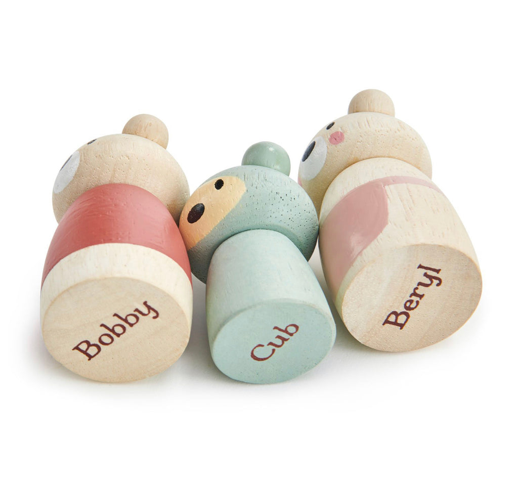 Wooden Bear Family Set - Andnest.com