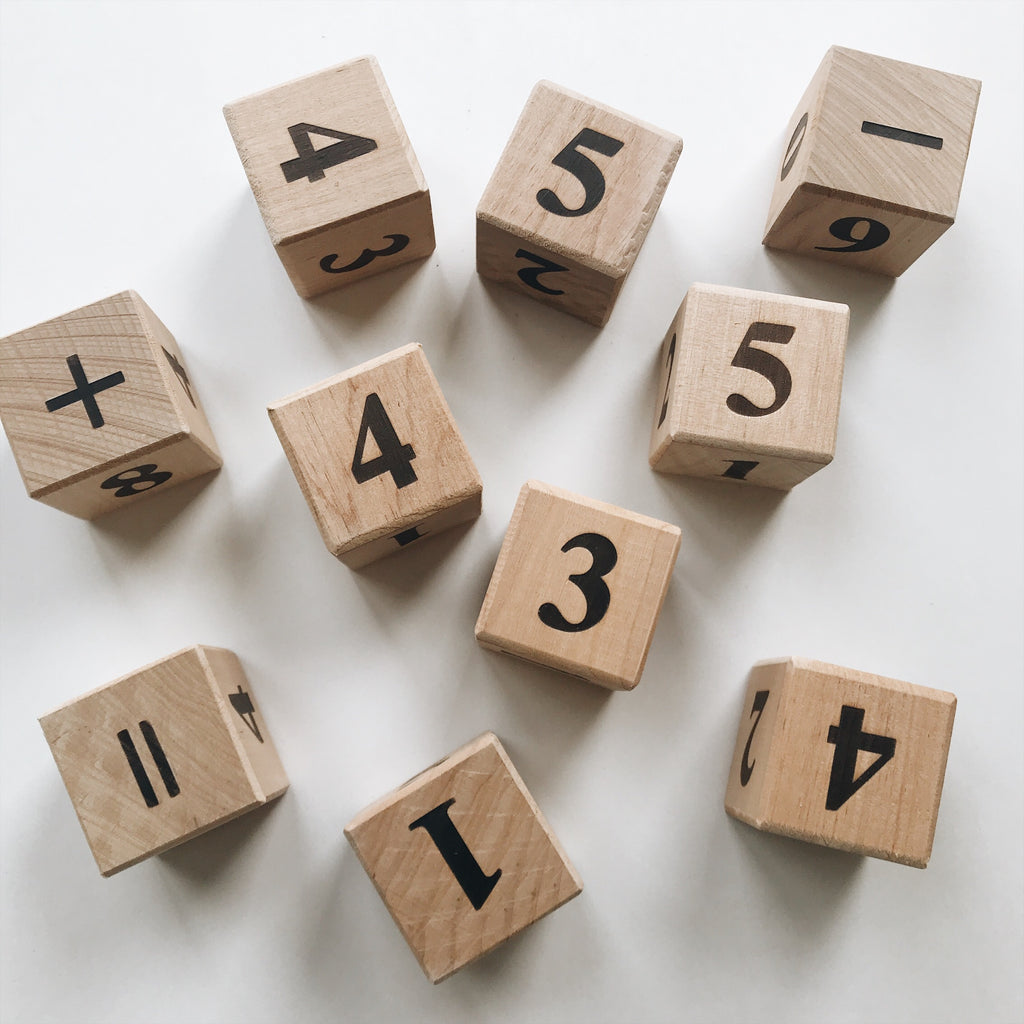 Wooden Number Blocks - Andnest.com